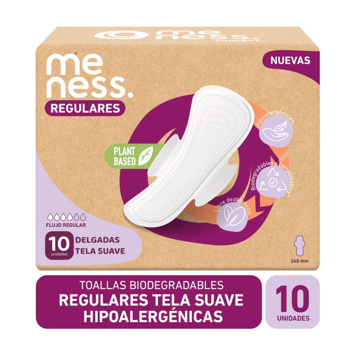 Toalla higiénica Meness Regular 10unds