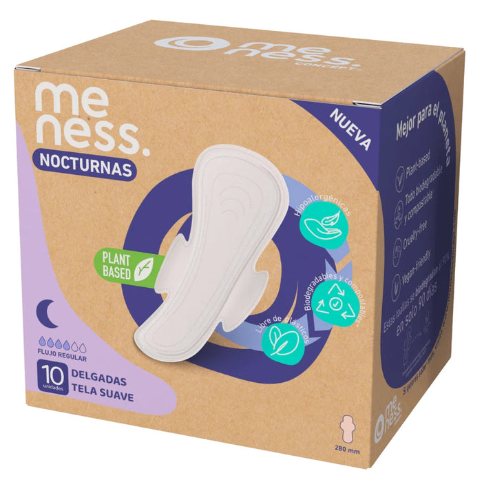 Toalla higiénica Meness Nocturna 10unds