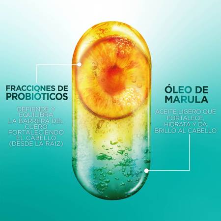 Fructis Crema de Peinar 10en1 Probioticos Fuerza 300ml