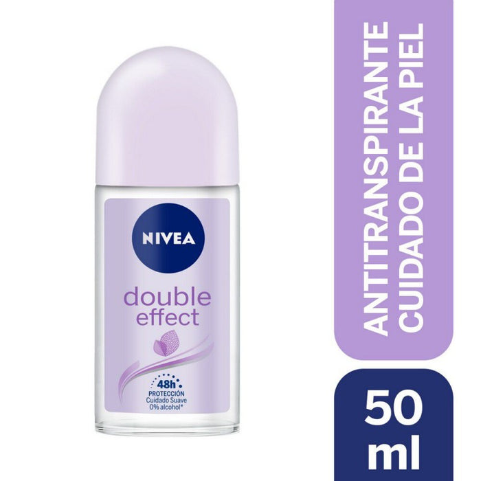 Pack x 3 Desodorante roll on Nivea Double Effect 50ml