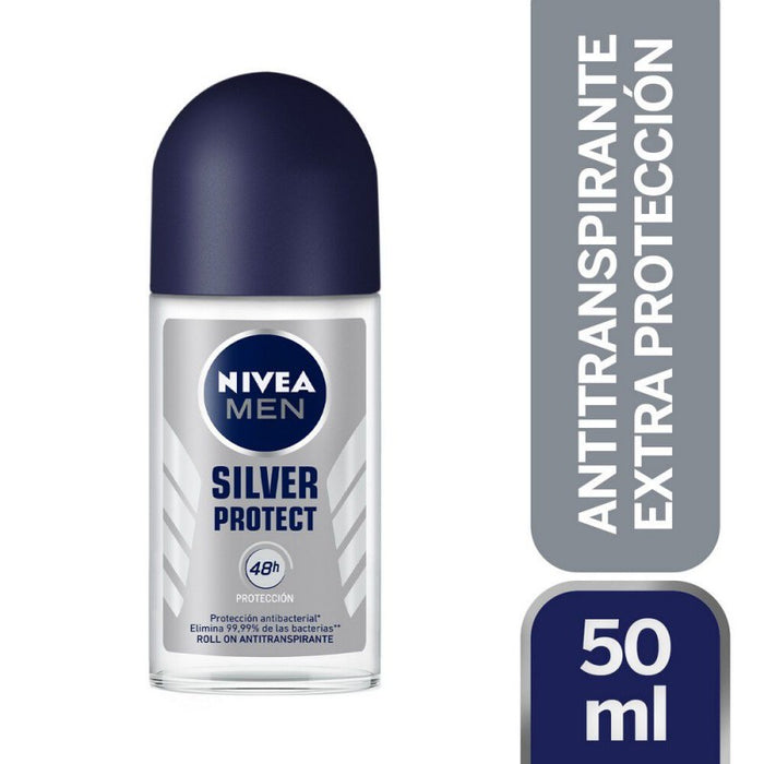 Desodorante roll on Nivea men Silver Protec 50ml