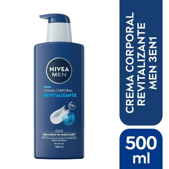 Crema corporal Nivea Men Revitalizante 500ml