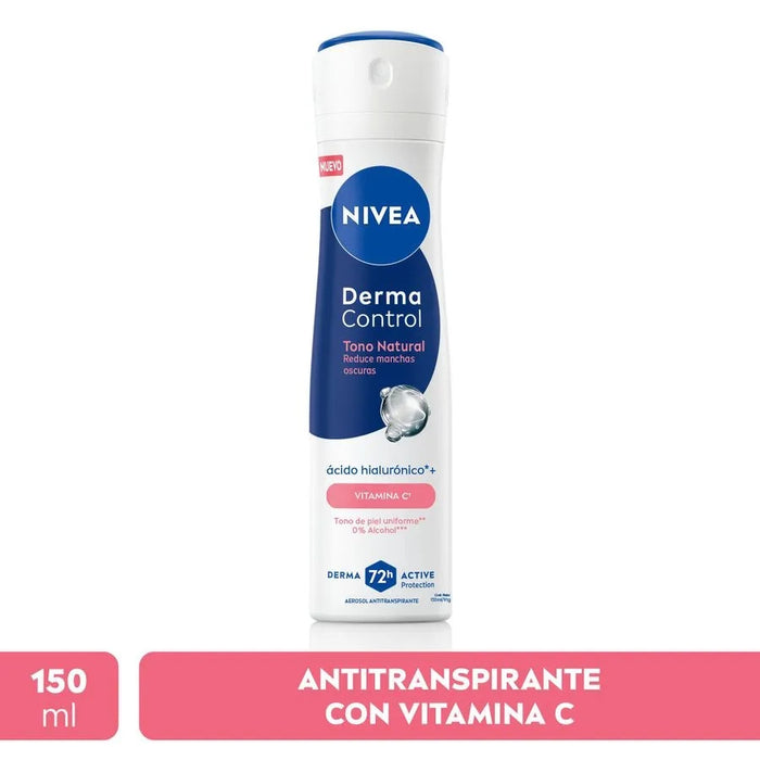 Desodorante spray Nivea Derma Control Tono Natural Mujer 150ml