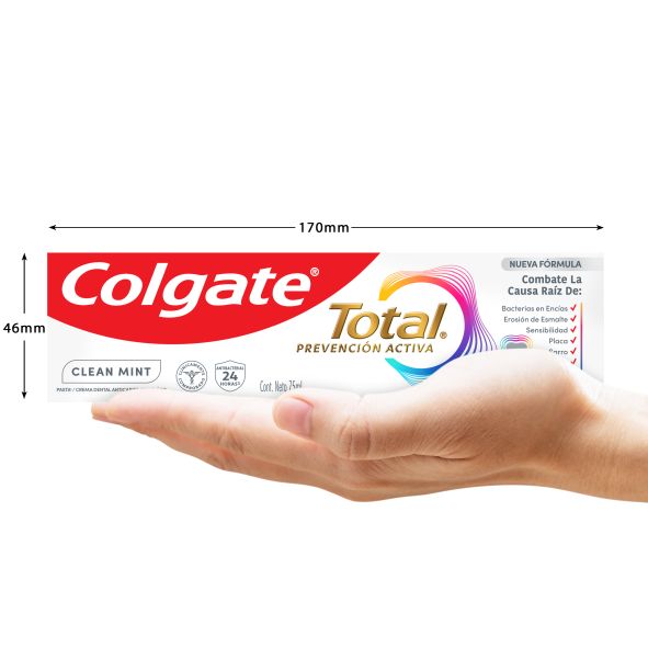 Pasta dental Colgate Total clean mint 75ml | Nueva