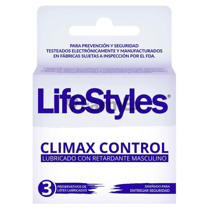 Preservativo LifeStyles Climax Control 3 unidades