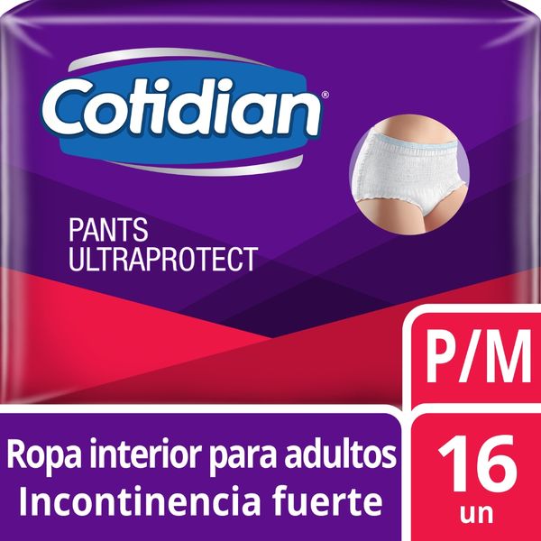 Pañales Cotidian Pants adultos P/M 16 unds