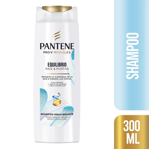 Shampoo Pantene Equilibrio Raiz y Puntas 300ml