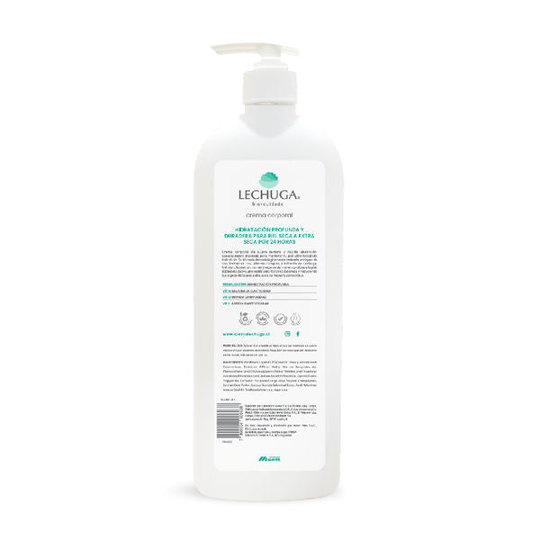 Crema Corporal Lechuga Hidratación 800ml