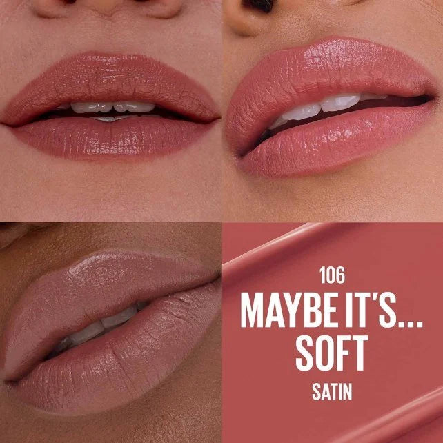Labial Maybelline Miley Hidra 106 Its Soft