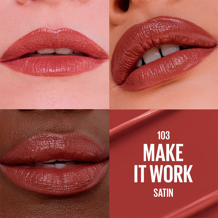 Labial Maybelline Miley Hidra 103 Make It Work