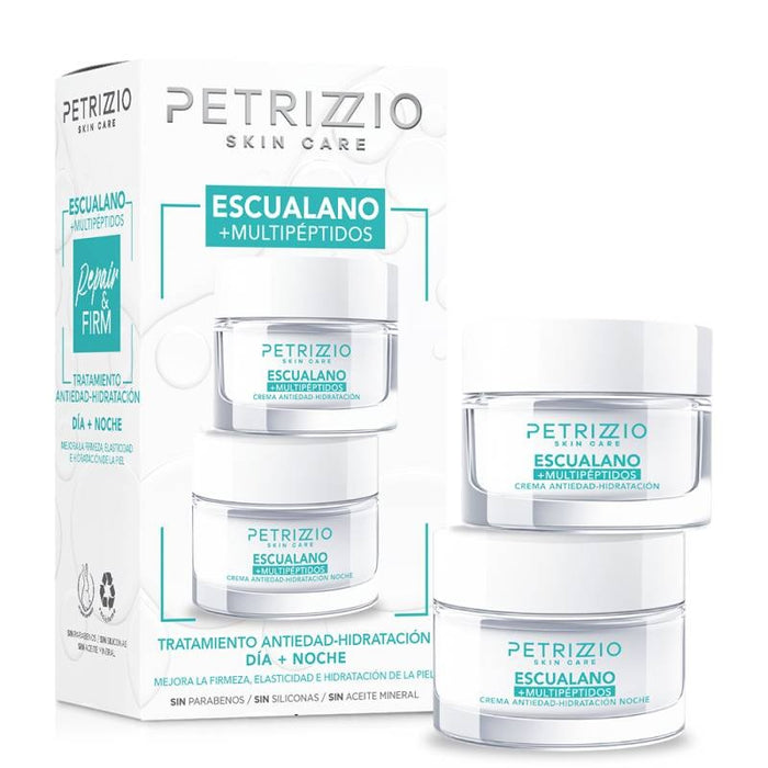 Set cremas Petrizzio Escualano + Multipeptidos Dia + Noche