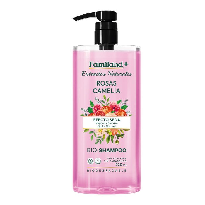Shampoo Familand + 920ml Rosas Camelia