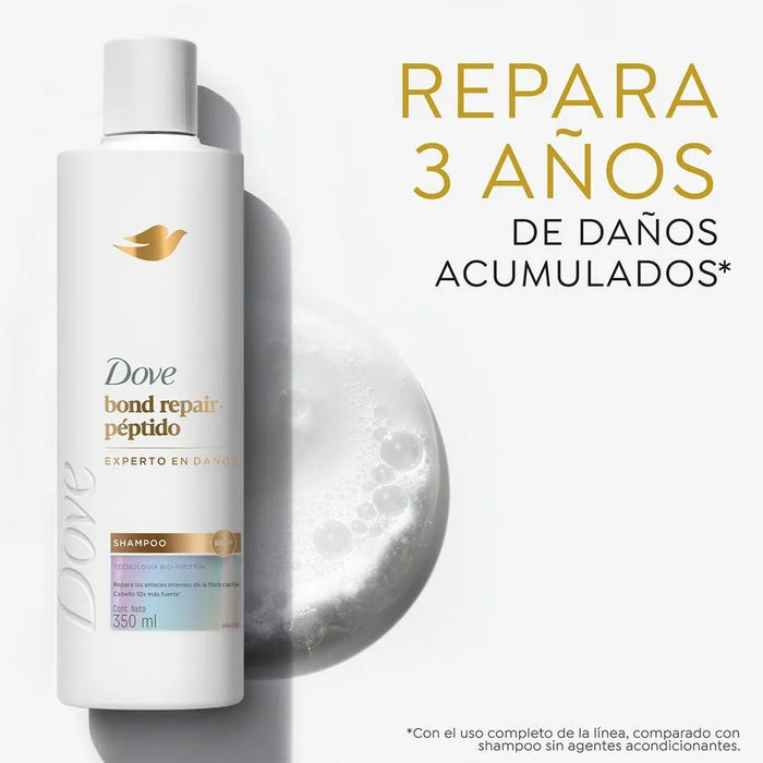 Shampoo Dove Bond Intense Repair + peptidos 350ml