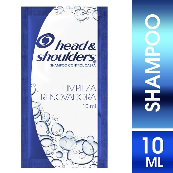 Pack x 24 Shampoo Head & Shoulders Limpieza renovadora sachet 10ml