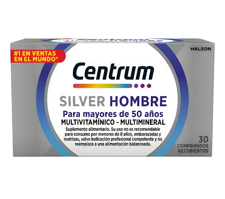 Multivitamínico Centrum Silver Hombre 30 Comprimidos