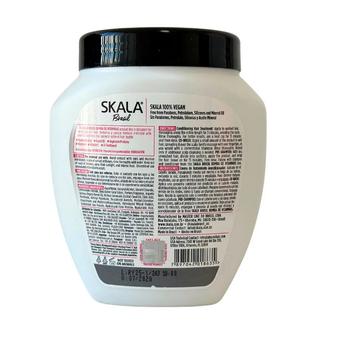 Mascara Tratamiento SKALA Bomba de Vitaminas Hialuronico 2 En 1  1kg