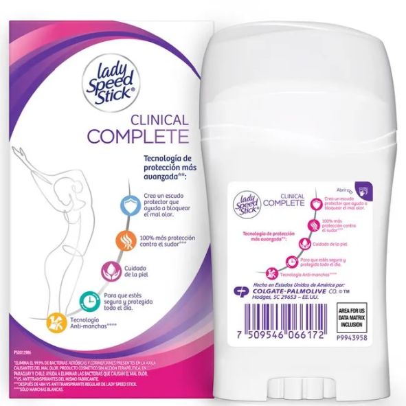 Desodorante Crema Lady SS Clinical Complete Protege y Aclara 45 gr