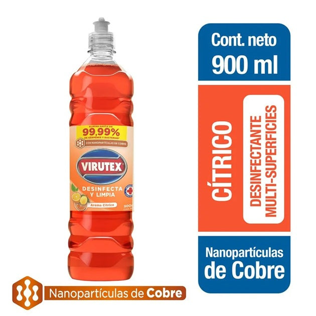 Limpiador Desinfectante Virutex Citrico 900ml
