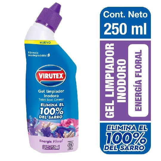 Liquido Gel Inodoro Virutex energia Floral 250ml