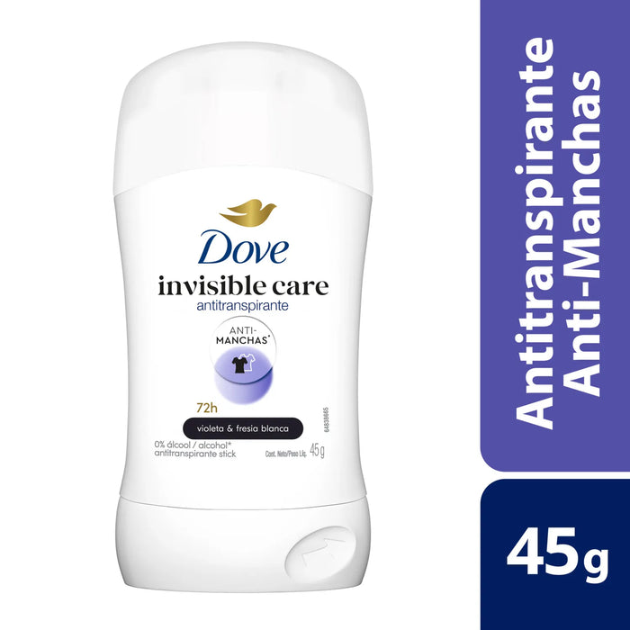 Desodorante Dove Barra Invisible Care 45g