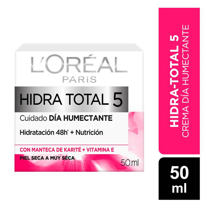 Crema Loreal Hidratotal 5 Humectante Dia 50ml