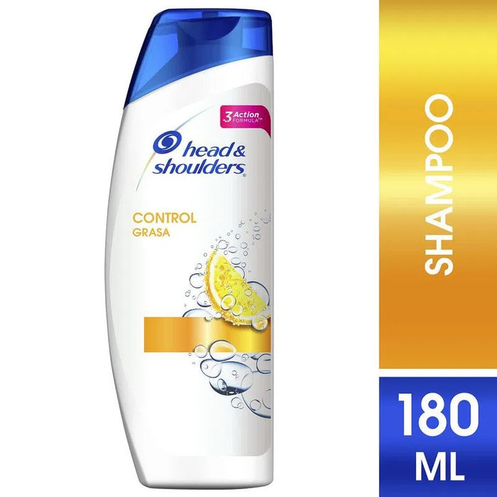 Pack x 3 Shampoo Head & Shoulders Control grasa 180ml