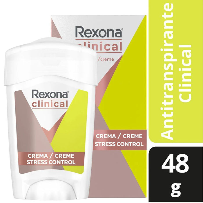 Desodorante barra Rexona Clinical Women Stress Control 48gr