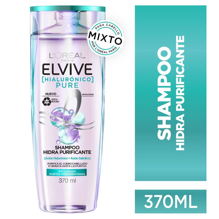 Shampoo Elvive Hialurónico Pure 370ml