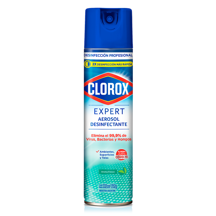 Desinfectante Aerosol Clorox Expert Fresco 252g