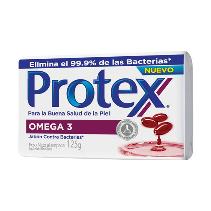 Pack x 3 Jabón barra Protex Omega 3 125gr