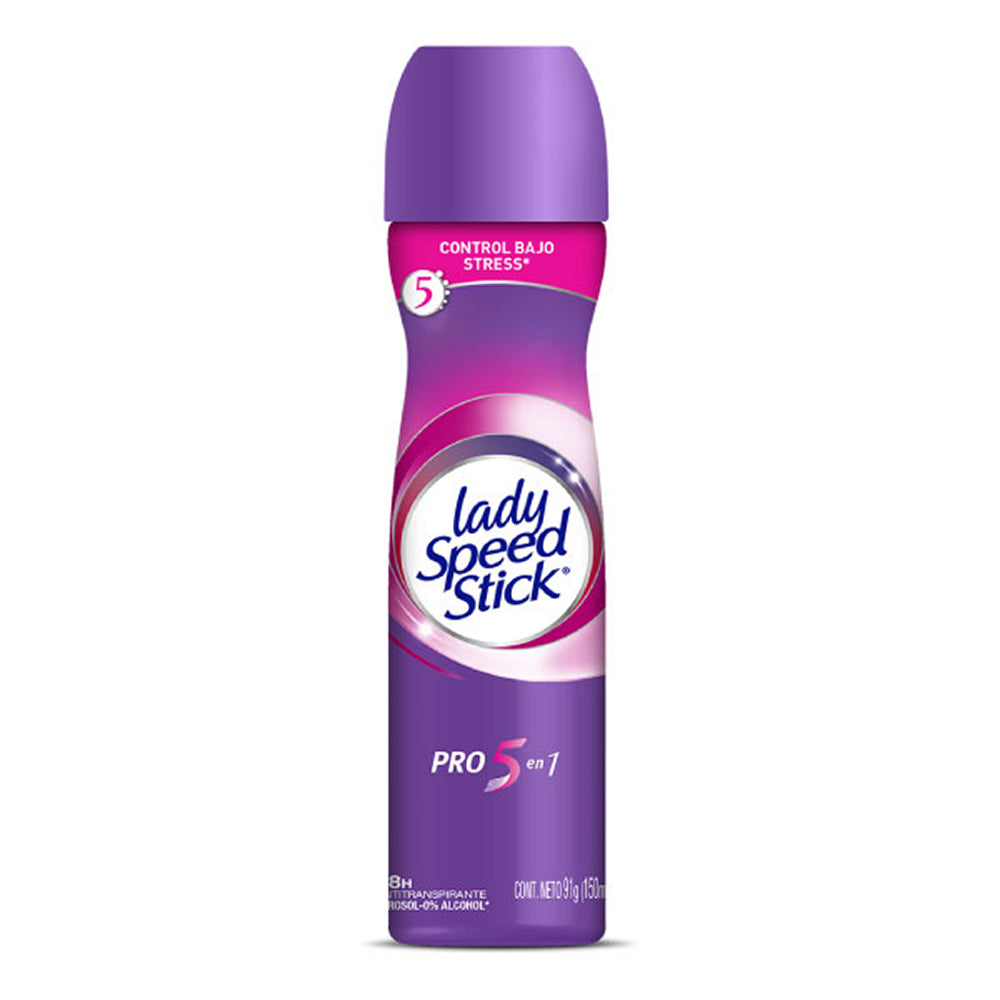 Lady Speed Desodorante spray Lady Speed Stick Pro 5en1 150ml — Perfumería La Mundial