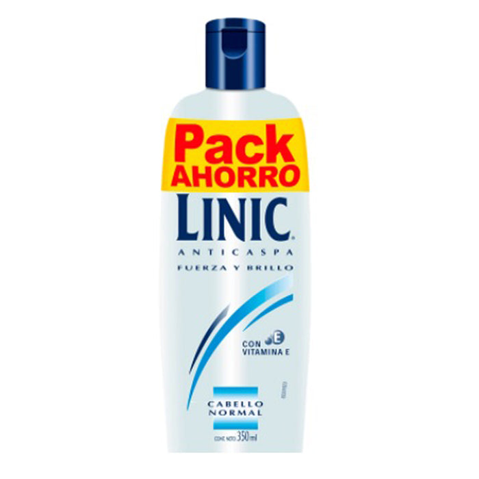Shampoo Linic Anticaspa cabello normal pack x2 350ml