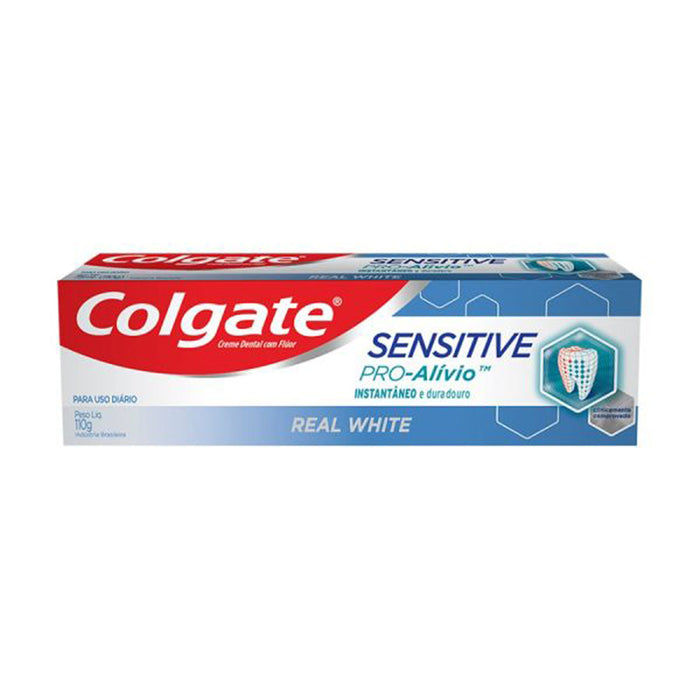 Pasta dental Colgate Pro Alivio Sensitive Real-White 110gr