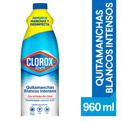 Quitamanchas Clorox Blancos Intensos 960g
