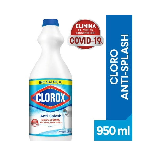 Cloro Clorox Anti Splash 950g — Perfumería La Mundial