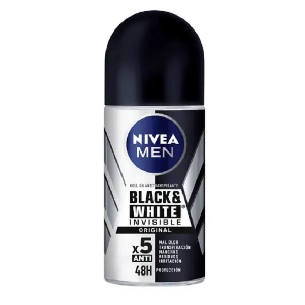 Desodorante roll on Nivea men Invisible B&W 50ml