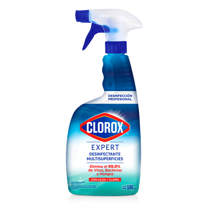 Limpiador Desinfectante Multisuperficies Clorox Expert gatillo 500 ml