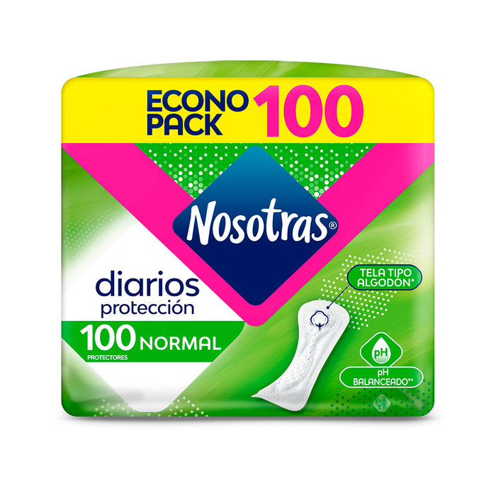 Protectores Diarios Nosotras Normal 100 unds.