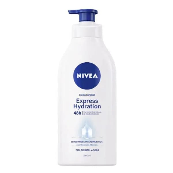 Crema corporal Nivea hidratacion express 1lt