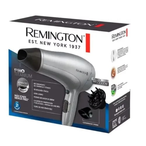 Secador Remington Pro Titanium gris D3019