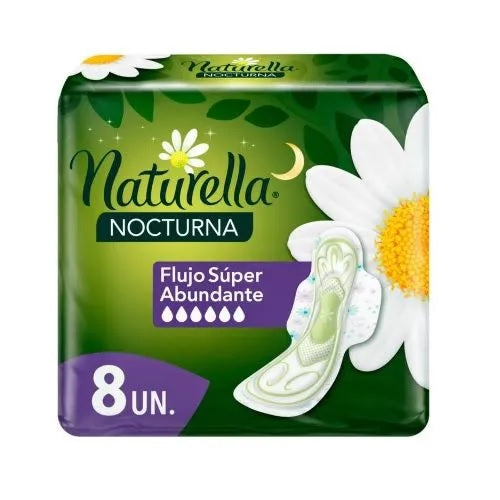 Toalla higienica Naturella nocturna 8 unidades