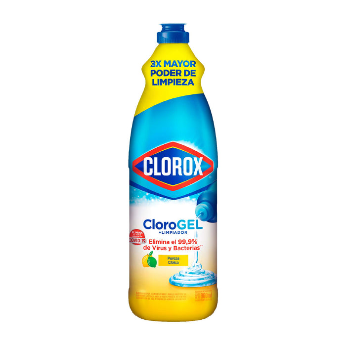 Clorogel Clorox Pureza Citrica 900ml