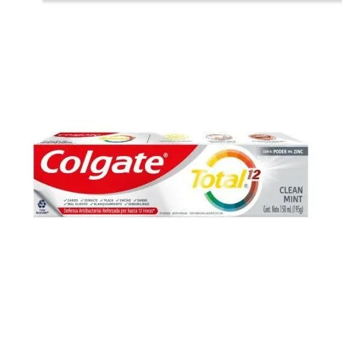 Pasta dental Colgate Total clean mint 150ml (nueva) — Perfumería La Mundial
