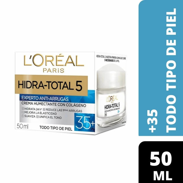 Crema Loreal Hidratotal 5 Antiarrugas +35 50ml