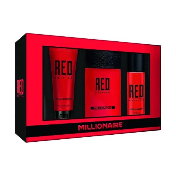 Estuche Millionaire red 95ml + desodorante spray 150ml + after shave 100ml